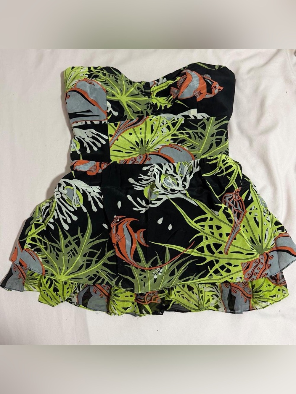 Y2K Nanette Lepore Baby Doll Silk Vintage Top